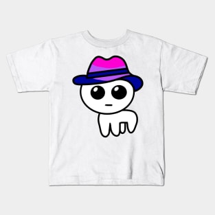 Yippee Cool Hat (Bi) Kids T-Shirt